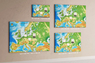 Plutena ploča Podnaslovi karte svijeta