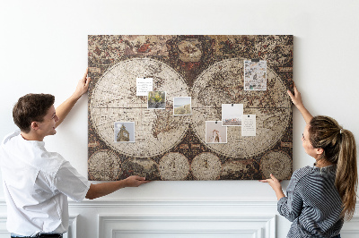 Plutena ploča Stara karta svijeta