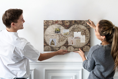 Plutena ploča Stara karta svijeta