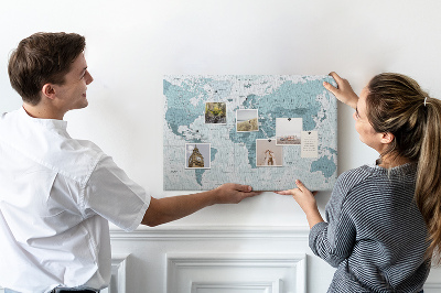 Plutena ploča karta svijeta