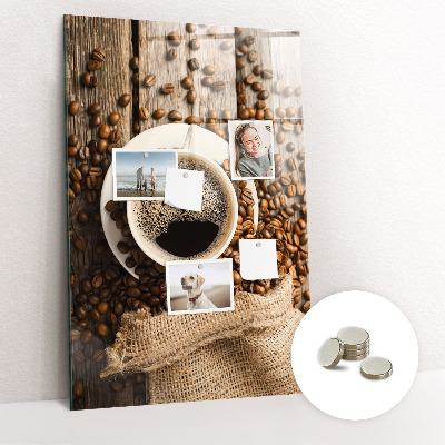 Magnetna ploča za magnete šalica kave
