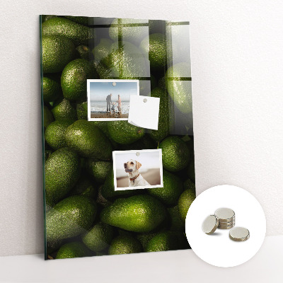Magnetna ploča za magnete Svježi avokado