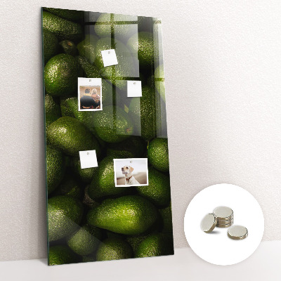 Magnetna ploča za magnete Svježi avokado