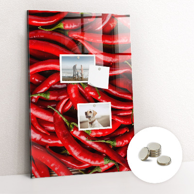 Magnetna ploča za zid Čili papričice