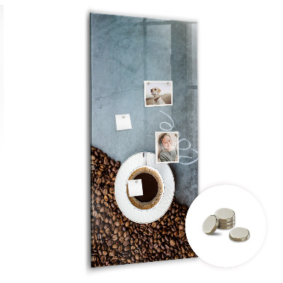 Magnetna ploča za zid šalica kave