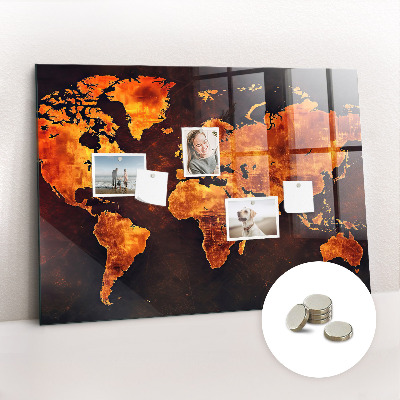 Magnetna ploča za djecu Karta Svijeta