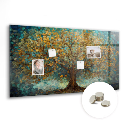 Magnetna ploča Mozaik Drvo
