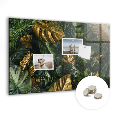 Magnetna ploča za zid Lišće Džungle