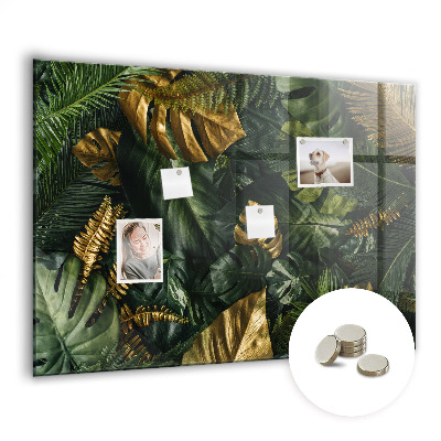 Magnetna ploča za zid Lišće Džungle