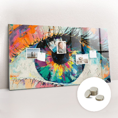 Magnetna ploča za zid Zjenica Ljudskog Oka