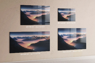 Magnetna ploča za zid Pejzaž Planinskih Vrhova