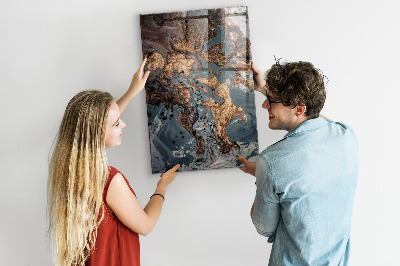 Magnetna ploča za zid Mramorna umjetnost