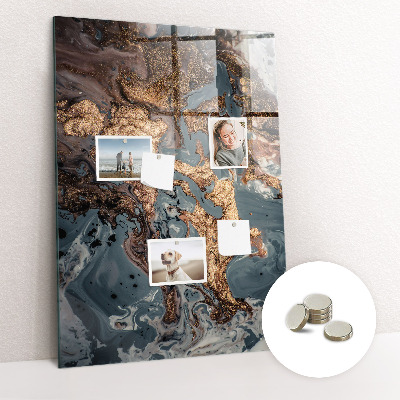 Magnetna ploča za zid Mramorna umjetnost