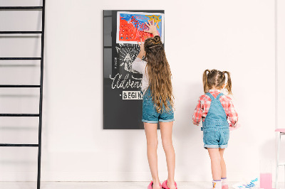 Magnetna ploča za zid Retro poster