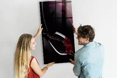 Magnetna ploča za crtanje model proliveno vino