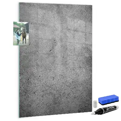Magnetna ploča za crtanje u boji betona