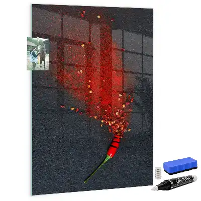 Mljevena paprika magnetna ploča za crtanje
