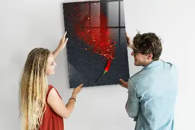 Mljevena paprika magnetna ploča za crtanje