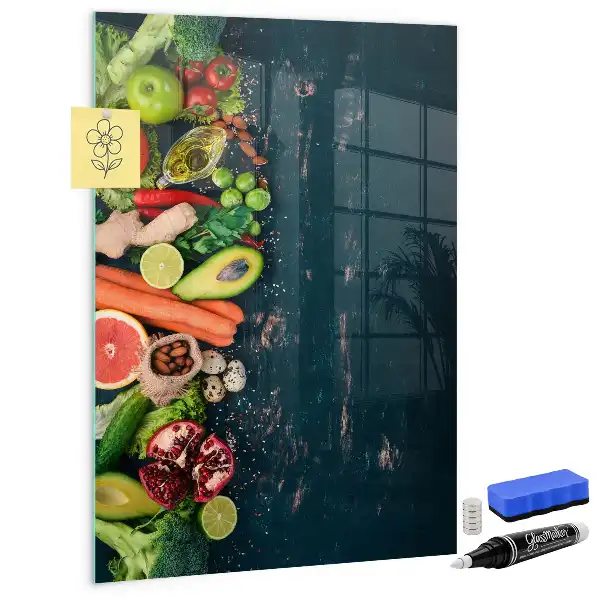 Magnetna ploča za crtanje u obliku veganskog stola