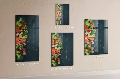 Magnetna ploča za crtanje u obliku veganskog stola