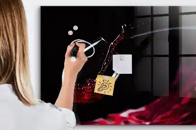 Magnetna ploča za crtanje vino