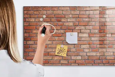 Magnetna ploča za crtanje zid od cigle