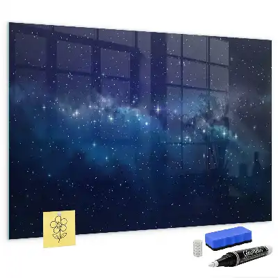 Magnetna ploča s flomasterom tamno nebo i zvijezde
