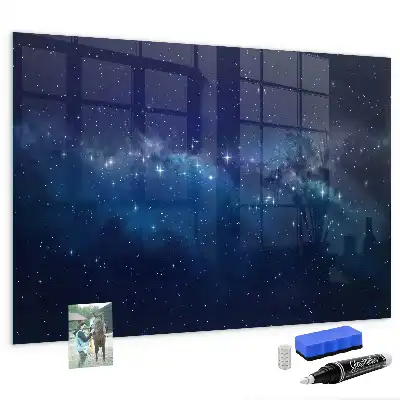 Magnetna ploča s flomasterom tamno nebo i zvijezde