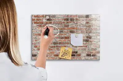 Magnetna ploča za crtanje zid od cigle