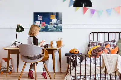 Magnetska ploča s flomasterom noćni ugođaj