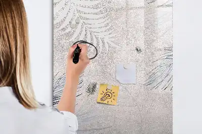 Magnetna ploča za crtanje motiva palminog lišća