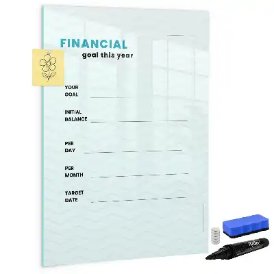 Magnetna ploča za pisanje financijski planer