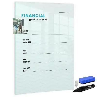 Magnetna ploča za pisanje financijski planer