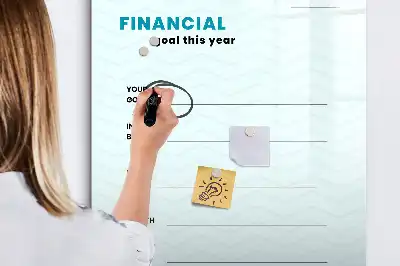Magnetna ploča za pisanje financijski planer