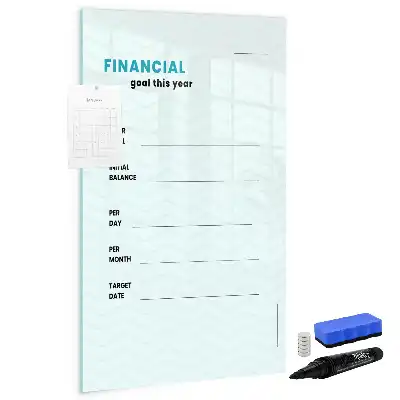 Magnetna ploča za pisanje financijski planer