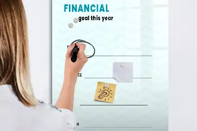 Magnetna ploča za pisanje financijski planer