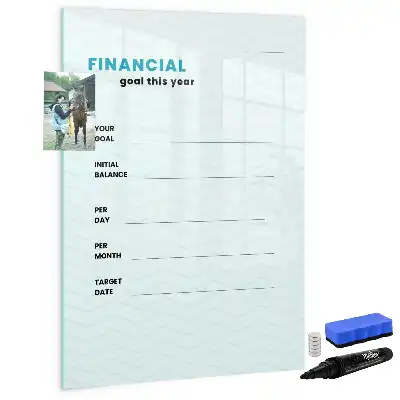 Magnetna ploča za pisanje financijski planer