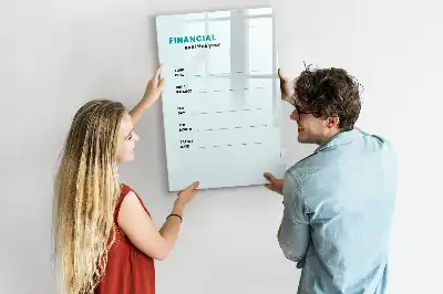 Magnetna ploča za pisanje financijski planer