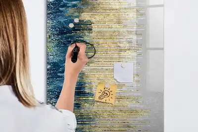 Magnetna ploča za pisanje s dekorativnim uzorkom