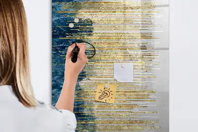 Magnetna ploča za pisanje s dekorativnim uzorkom