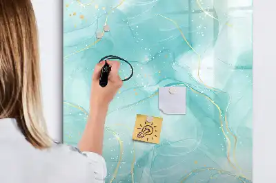 Magnetna ploča za pisanje s motivom apstrakcije mramora
