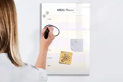 Magnetna ploča za pisanje planer obroka