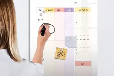 Magnetna ploča za crtanje planer prehrane