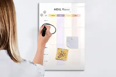 Magnetna ploča za planiranje obroka za pisanje