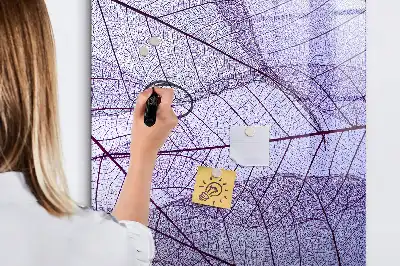 Magnetna ploča za pisanje s teksturom lista