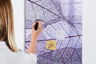 Magnetna ploča za pisanje s teksturom lista