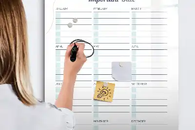 Magnetna ploča za pisanje važni datumi