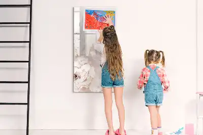 Magnetna ploča za pisanje s motivom božura
