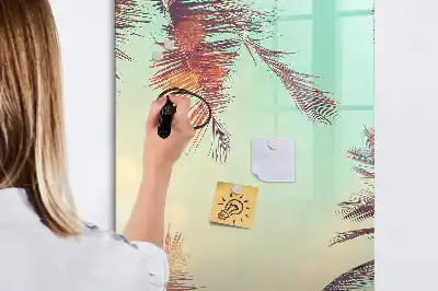 Magnetna ploča za crtanje motiv tropske palme
