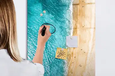 Magnetna ploča za crtanje motiv morske plaže